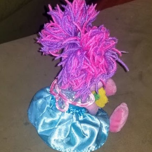 Sesame Street | MUPPETS | ABBY CADABBY | 10"  PLUSH Fairy Doll w/Flower for KIDS - Picture 4 of 4